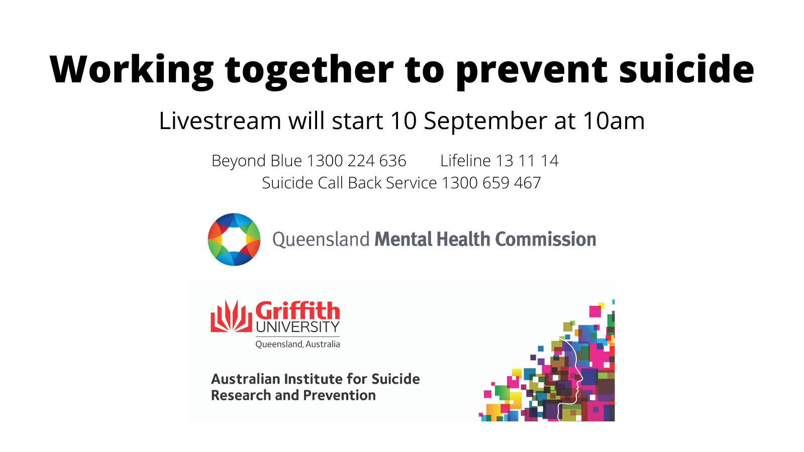 Working together to prevent suicide | Queensland Mental Health Commission
