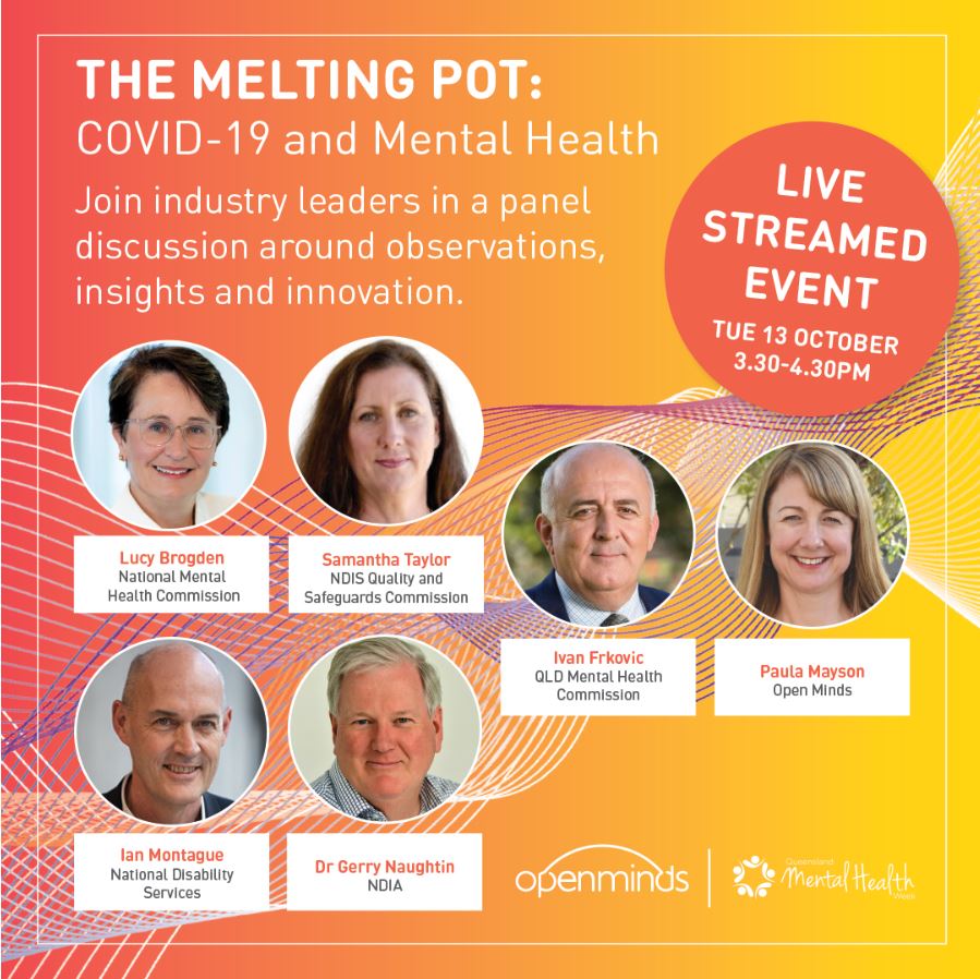 Queensland Mental Health Week what’s on tomorrow, 13 October