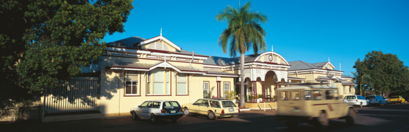 Railway Station, Emerald. Photo courtesy of Tourism and Events Queensland