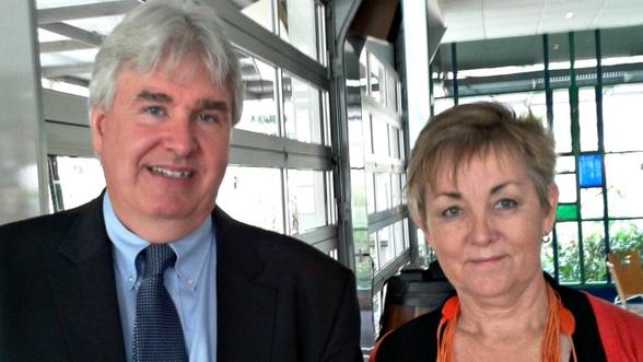 The Commissioner with Professor Paul Mazerolle