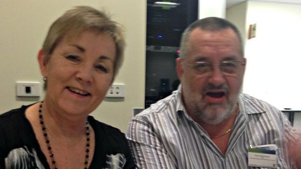 The Commissioner pictured with Professor Michael Humphrey