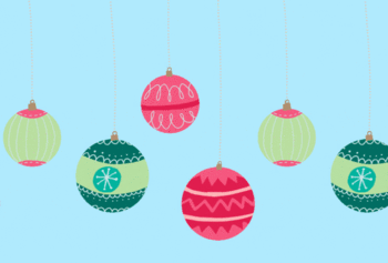 Christmas baubles GIF