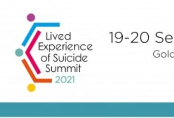 Lived experience of suicide summit 2021 graphic