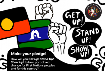 NAIDOC 2022 - Get Up! Stand up! Show up! artwork