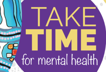 Take time for mental health graphic