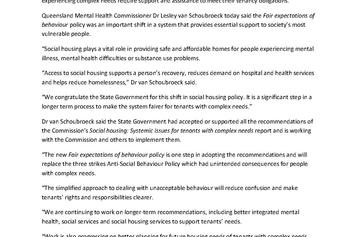 PIC_MEDIA RELEASE_Fairer, more supportive social housing policy_WEB