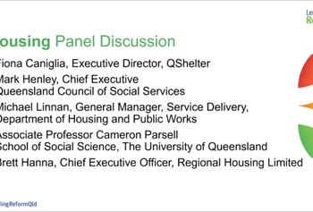 Housing Panel Discussion