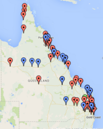 Map of grants 2015-16