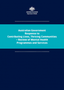 AusGov response to NMHC review