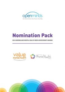 open minds qmhw award nomination pack